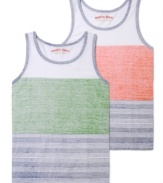 With a cool, washed-out graphic, this tank from Retrofit has a vintage style you'll dig.