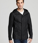 John Varvatos Star USA Hooded Parka