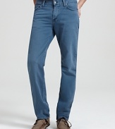 7 For All Mankind Slimmy Straight Leg Jeans in Lagoon Wash