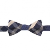 Be the guy in the bowtie. This DKNY style makes it easy to make your mark.