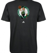 Sport your favorite team's winning spirit in this Boston Celtics' tee by adidas.