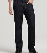 Hudson Phantom Straight Leg Jeans in Titanium Wash