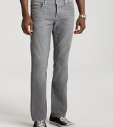 Greet the new season in these handsome Hudson pants, rendered in cool gray corduroy.