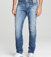 Edun Paint Splatter Slim Fit Jeans