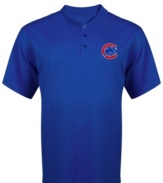 Pledge your allegiance to the Cubs in this polo shirt from Majestic Apparel.