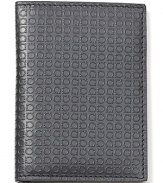 Salvatore Ferragamo Mini Gancini Embossed Card Case