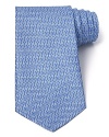 Repeating Gancini logos signify your taste for quality and luxury on this handsome tie from Salvatore Ferragamo.