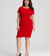 DKNYC Plus Size Pleat Dress