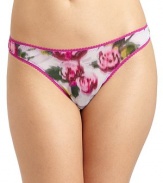 THE LOOKLightweight floral printed mesh with embroidered trimElastic waistTHE MATERIALNylonCARE & ORIGINHand washImported