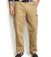 Render yourself impenetrable with these ripstop cargo pants from Nautica.