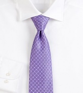 Handsomely crafted medallion-print silk tie.SilkDry cleanMade in Italy