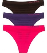 A basic bikini with tonal stripe detail in fun fashion colors!