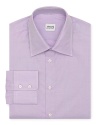 Armani Collezioni Solid Textured Dress Shirt - Slim Fit