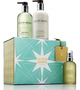 EXCLUSIVELY AT SAKS. The cool chic of Electra brings aromas of mimosa and green tea to the home. Fresh. Crisp. Iridescent. Set includes: White Mulberry Fine Liquid Hand Wash, 10 oz.; White Mulberry Soothing Hand Lotion, 10 oz. and White Mulberry Room Spray, 3.3 oz. Made in England. 