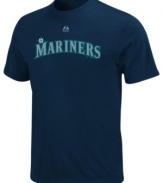 Team up! Get into the spirit of the season by supporting your Seattle Mariners with this MLB t-shirt from Majestic.