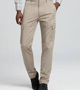 Casual-cool is effortlessly achieved in slim cargo pants from Theory.