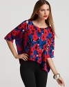 DKNY Floral Printed Blouse