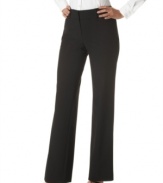 A sleek straight-leg pant with a touch of stretch for everyday versatility and style, by MICHAEL Michael Kors.