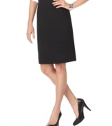 With a horizontal panel construction, this Alfani pencil skirt is perfect for a classic workwear look!