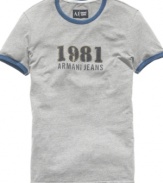 Grab some retro-style with this 1981 Armani Jean t-shirt full of vintage appeal.