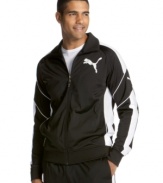 Be the big cat in this cool Puma track jacket.