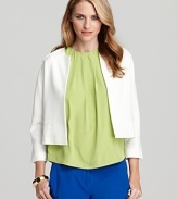 VINCE CAMUTO Open Front Boxy Jacket