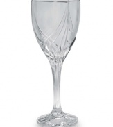 From the Lenox Classic Collection, Debut Platinum stemware is an elegant addition to any formal table setting. Designed to coordinate with Lenox Federal Platinum china this set is beautifully crafted of full-lead crystal with a platinum rim accent and is available in goblet, water and flute shapes. Qualifies for Rebate