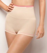 Manage your tummy in modern style with DKNY's sleek and chic boyshorts. Style #645100