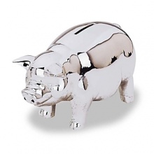 This delightful silverplated creation makes saving pennies loads of fun! The Classic Piggy Bank is a perfect gift for any occasion.