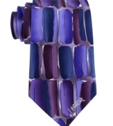 Break out of the box. This abstract-patterned tie from Jerry Garcia keeps your look creative.