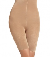 THE LOOKSmooth elastic waistbandExtended hi-waist design smooths the entire waistlineGraduated compression gently smooths from thigh to waistRear toning lifts and shapesTHE MATERIAL88% nylon/12% spandexCARE & ORIGINHand washImported