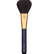 For all-over face application and blending. Special shape lightly sweeps over contours and angles for a sheer, flawless finish. Perfect for any loose, pressed, shimmer or bronzer powder. Apply powder in a downward sweeping motion and blend. All Estée Lauder brushes are composed of the finest quality materials and are designed to ensure the highest level of makeup artistry. 