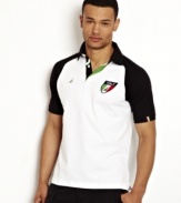 Everyone speaks great style. Show off your broader knowledge with this Italy polo shirt from Nautica.