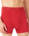 Classic cotton stretch 2 pack trunk by Calvin Klein.