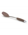 Causes quite a stir! Get your grips on the SureGrip handle of this precision-made bronze-hued stainless steel and nylon spoon, which conquers everyday kitchen tasks with incredible results.