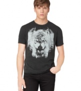 This Calvin Klein Jeans tee celebrates your animal instincts in sleek style.