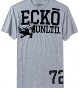 Show off what a stylish animal you are in this Ecko Unltd graphic tee.