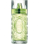 Sparkling. Spontaneous. Exhilarating. Awake in the dewy grass of an early summer's morning with O de Lancome. An emblematic fresh-citrus fragrance originally created in 1969, O de Lancome is a sparkling flurry of citrus and flowers that delivers a fresh, clean scent that evokes spontaneity. 2.5 oz. 