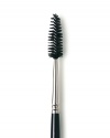 Laura Mercier Brow Grooming Brush maintains well-groomed brows throughout the day. The mascara spool shape provides the ideal stiffness to brush brow hairs in place.