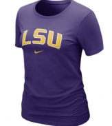 Keep your team pride on display with this NCAA LSU Tigers t-shirt from Nike.