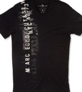 Get graphic . This t-shirt from Marc Ecko Cut & Sew pops some style into your basic look.