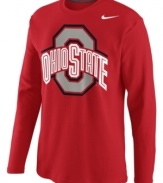 Keep the momentum moving forward with a show of support for your favorite team in this Ohio State Buckeyes NCAA thermal shirt.