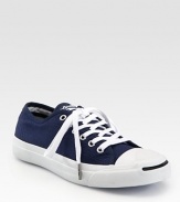 Fronted by a signature toecap, this lace-up classic has a stretchy canvas upper and rubber sole for traction. Canvas upperCanvas liningRubber solePadded insoleMade in Italy