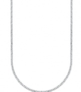 Add a touch of luxury with a simple chain. Giani Bernini's sparkle necklace is crafted in sterling silver. Approximate length: 18 inches.