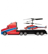 Perfect for the ultimate collector. Propel RC offers the Heli Hauler, a flat-bed truck and helicopter combination, all controlled by a flip of a switch.