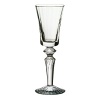 Full-leaded crystal, hand crafted wine glass.