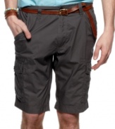 These cargo shorts from Kenneth Cole New York are a versatile addition to your summer style.