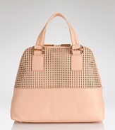 Punch up your daytime look with Z Spoke Zac Posen's perforated leather tote. Boasting double top handles and a roomy silhouette, it's got a practical edge.