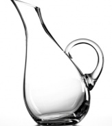 Forgo bottle service for The Cellar's Premium wine carafe. With an artful lean and sturdy handle, this versatile glassware looks fresh on any table, at every meal and occasion.