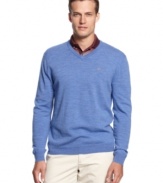 Look great perfecting your swing with this pullover sweater by Greg Norman for Tasso Elba.